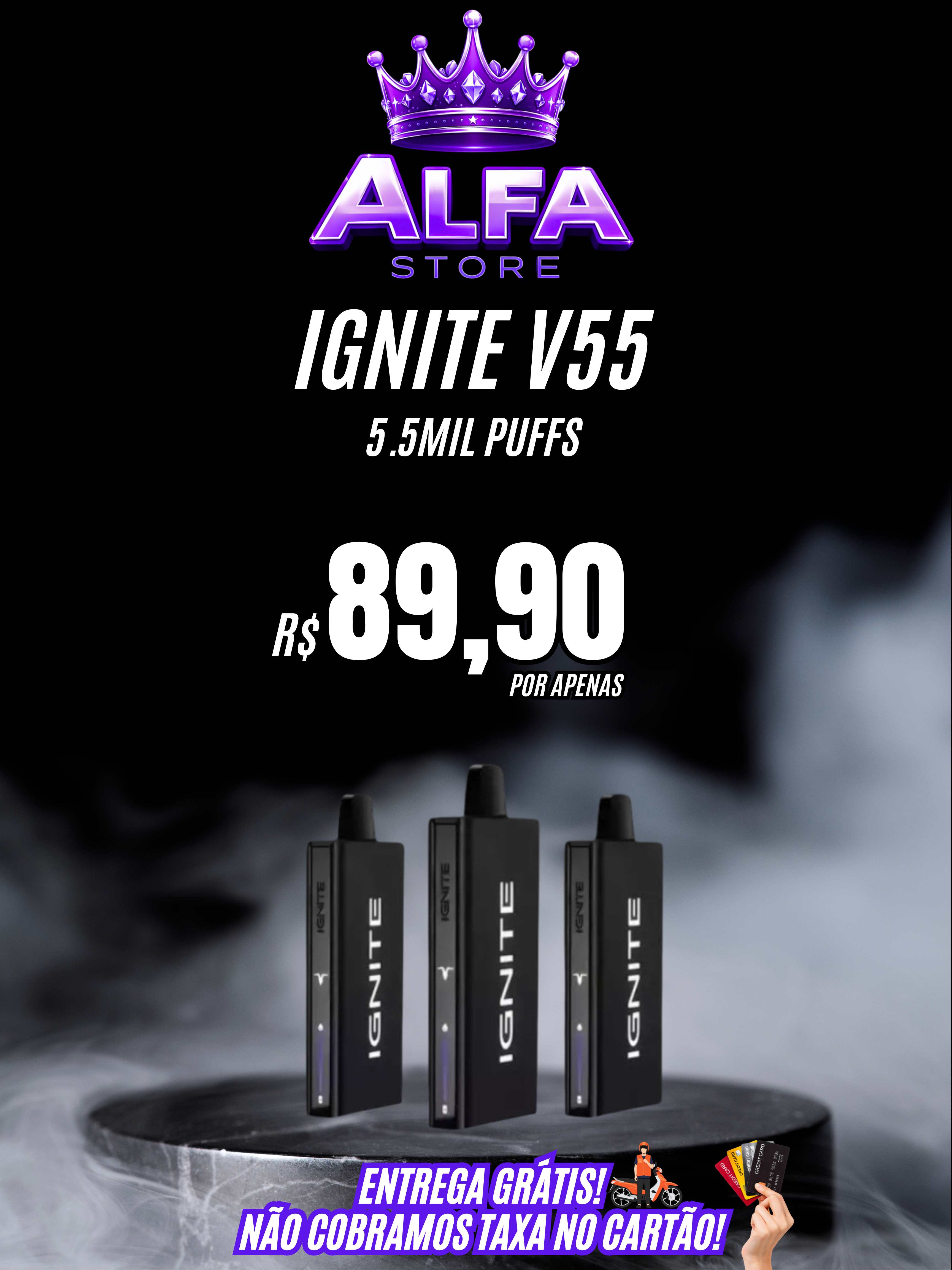 IGNITE V55 ULTRA SLIM – R$89,90