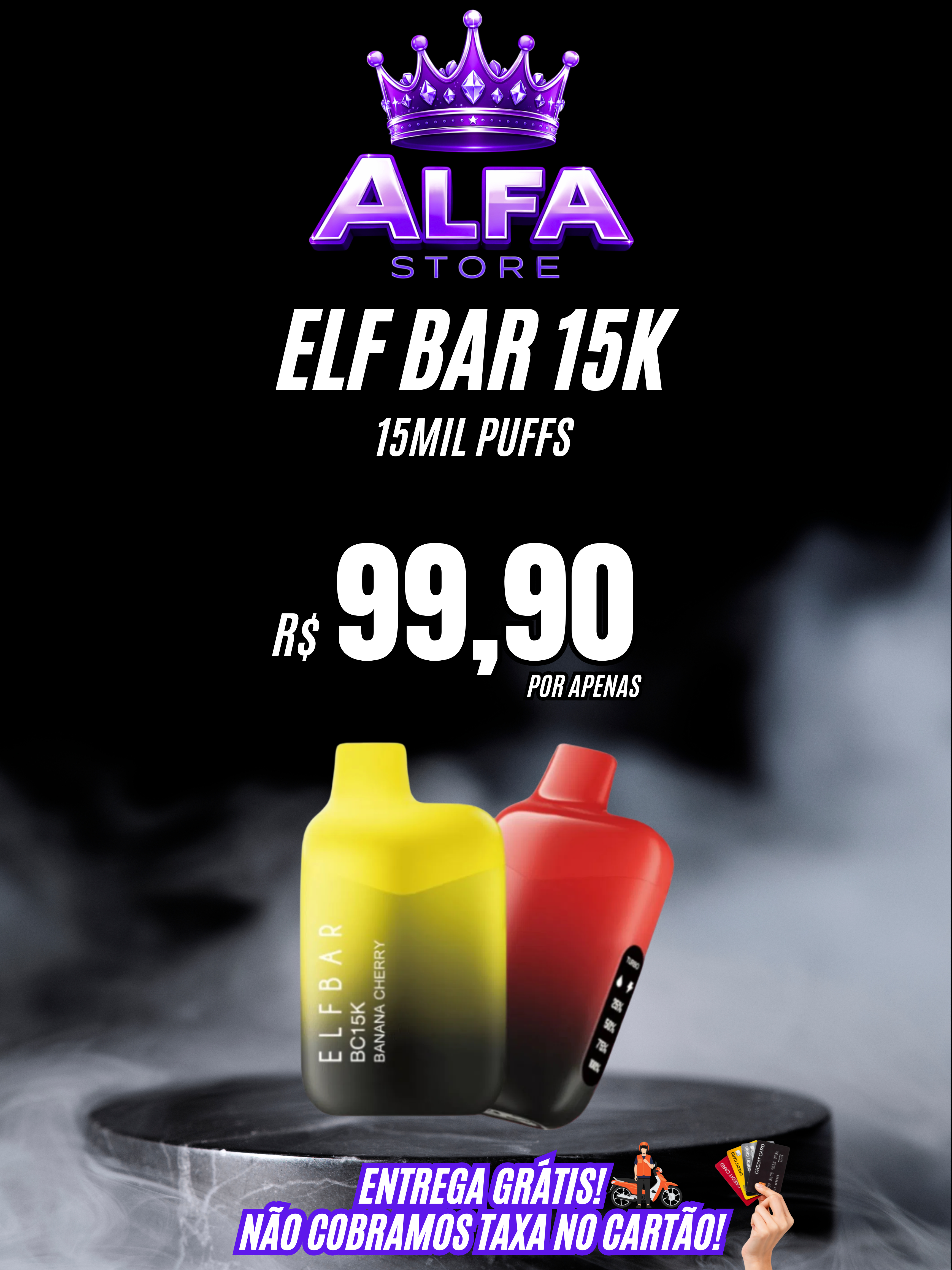ELF BAR 15K – R$99,90