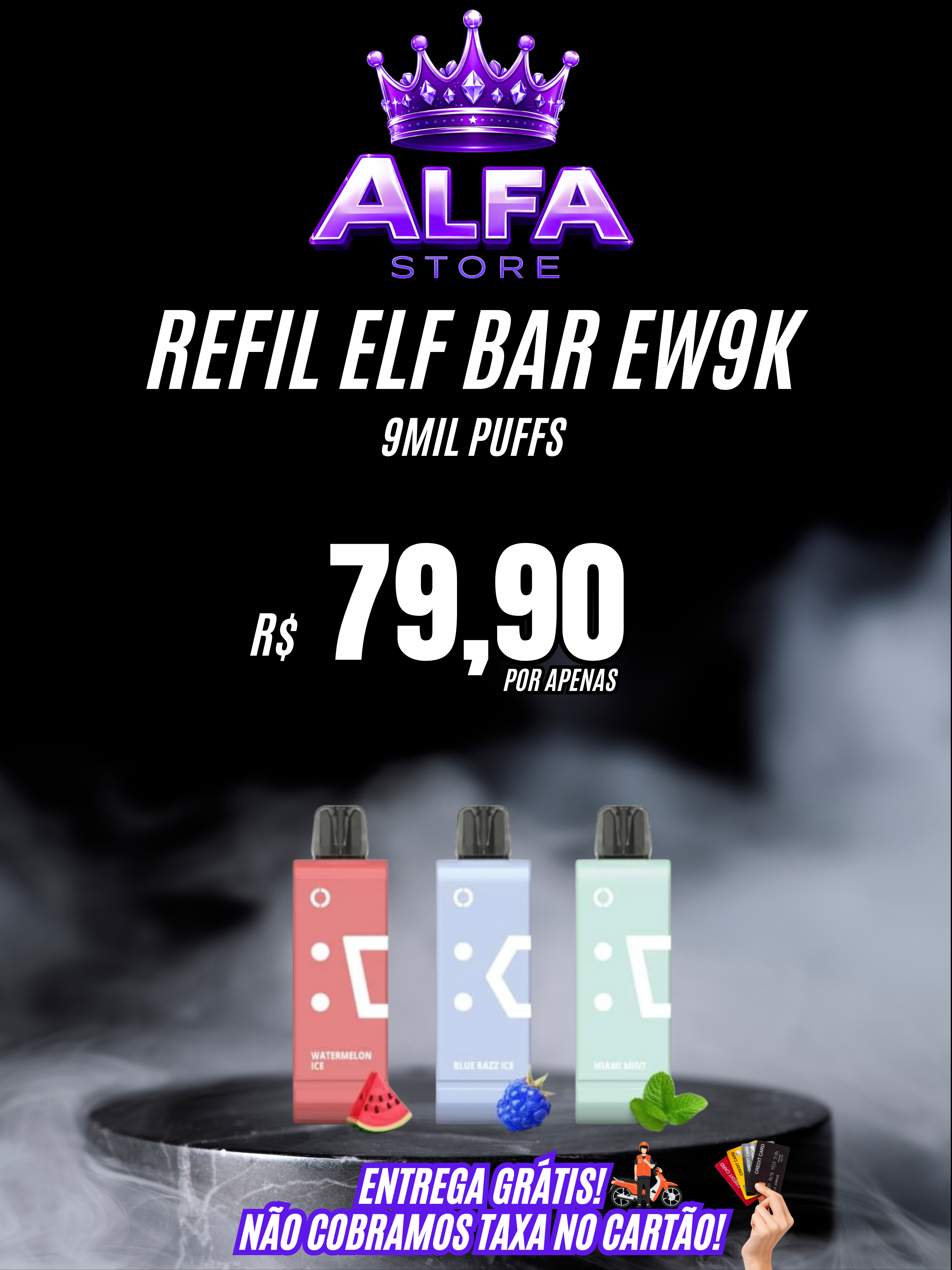 ELFBAR REFIL EW 9k – R$79,90